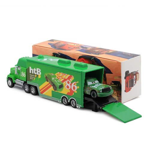 SVORUFY Car 2 3 Toys, Truck and Car Set, Car Movie Car, Metal and Plastic Material, Children's Christmas and Birthday Gifts (Chick Hicks Truck)