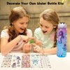 Gifts for Girls, Decorate Your Own Water Bottle Kits for Girls 4-12, Girls Water Bottle, Gem Stickers DIY Arts and Crafts Kits Supplies for Girls, Birthday Gifts for Girls, Christmas Stocking Stuffers
