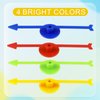12pcs Arrow Game Spinners, 3.94in 4 Colors Plastic Spinners Pointer for Classroom Board Game Spinners Wheel for Activities DIY Projects