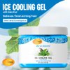 SPA REDI - Massage Cooling Gel for Pedicure, Mint and Eucalyptus Oil with Menthol 16 Oz, Peppermint Extract - Professional Strength Pedicure Foot and Leg Ice Cooling Gel Massage Therapy,