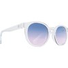 SPY Optic HiFi, Round Sunglasses, Color and Contrast Enhancing Lenses, Clear - Purple Sunset Lenses