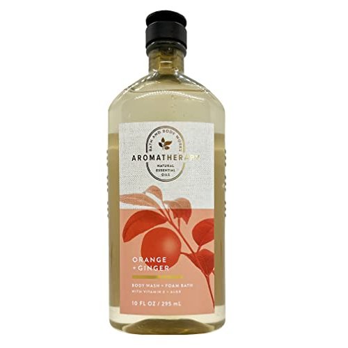 Bath & Body Works Aromatherapy Energy - Orange + Ginger Body Wash & Foam Bath, 10 Fl Oz