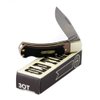 Old Timer 3OT Bearhead Traditional Lockback Pocket Knife with 2.2in High Carbon Stainless Steel Blade, Sawcut Handle, and Convenient Small Size for EDC, Whittling, Camping, Hunting, and Outdoors