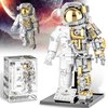 blast orby Space Astronaut Building Block Set, 966 Pcs Astronaut Building Set for Adults, Space Building Kit Toys Gifts for Kids 8-14 with Display Stand