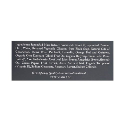 Dr. Woods Raw Black Rejuvenating Exfoliating Body Bar with Organic Shea Butter 5.25 Ounce