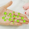 3090 Pcs Self-Adhesive Rhinestone Stickers Face Gems Stick On Hair Jewels Eye Gems Body Glitter Jewel Stickers For DIY Crafts Nail Makeup Decor Scrapbooking Embellishments 4 Sizes 3/4/5/6 mm(Green)