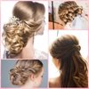 200Pcs 2.4 & 2Inches Hair Pins for Buns Hair Bun Pins Bun Hair Pins With Storage Box for Women Girls and Hairdressing Salon (Brown)
