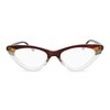 Brown Stripes Cat Eye Reading Glasses for Women to Look Stylish, Fashionable with High Vision- Comfortable for All Face Shape Womens Reading Glasses -Solid & Sturdy Reader - 2.75 Reading Glasses Women