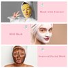 PEOVLVN 300 Sheets Facial Plastic Mask Disposable Facial Sheet Mask Transparent Face Mask Sheets for Skin Care DIY Spa Mask Moisture Retention