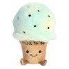 Aurora® Witty JUST Sayin'™ Mint to Be Ice Cream™ Stuffed Animal - Expressive Characters - Quirky Gift Ideas - Green 8 Inches