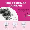 Eyesy Lash 500 Wispy Lash Extensions | 5D 0.07 Size 10mm Curl C | Wispy Natural Lash Look Premade Fans Eyelash Extensions Kim K American Volume Promade Fans Handmade Pre Made Loose Fan Lashes