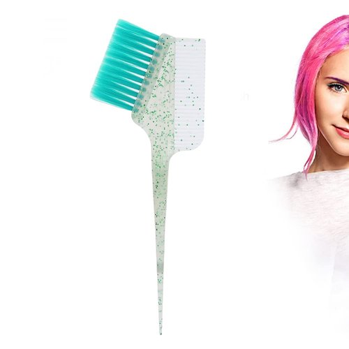 Hair Dye Brushes Comb,Hair Coloring Brush Tool DIY Hairdressing Bleach Color Brushes Coloring Applicator for Hair Salon Home Hair Dye Tools(green)
