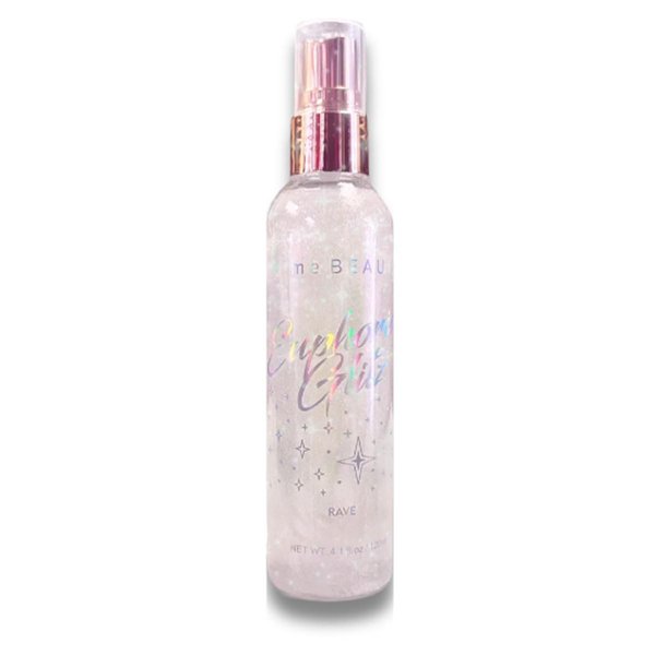 Generic Xime Beauty Pick 1 Color Rave Euphoria Glitz Glitter Gel Glow Up Face & Body Sparkle & Zipper Bag (Crystal)