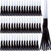 LCPQMZGH Party Blowers Metallic Fringed Noise Makers, 48 Pcs, Black, for Baby Shower, Kids Birthday, New Year Party