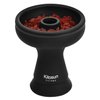 Silicone Hookah Bowl - Kitosun Silicone Phunnel Bowl with Big Hole - Durable Shisha Bowl Black Color - Right Replacement for Clay&Ceramic Bowls 3.5" Tall