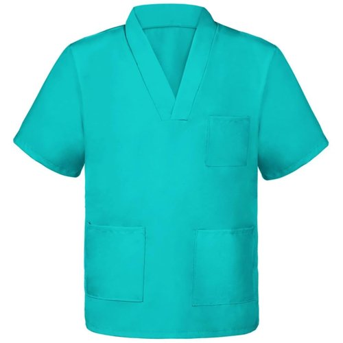 Doctor Nurse Scrubs, Kids Role Play Doctor Costume With Realistic Accessories for Boys Girls Ages 3-12(Doctor Scrubs, Light Green/4-5T)