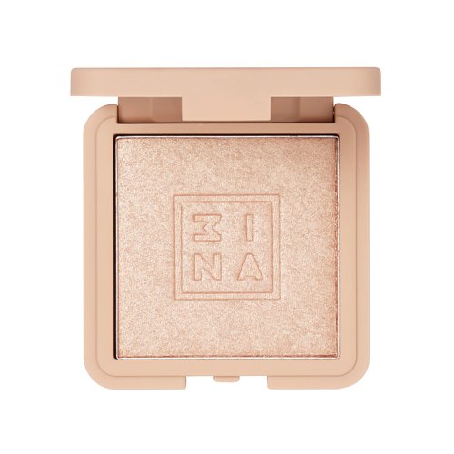 3INA The Highlighter 512 - Illuminating Powder - Soft, Luminous Look - Light, Silky Texture - Shimmering Veil Of Radiance - Blendable And High Pigmented Formula - Ideal For A Perfect Finish - 0.21 Oz