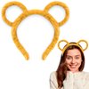 Yellow Bear Ear Pooh Bear Headband - Non-Slip Cute Headband for Makeup and Women's Hair - Gift for Her