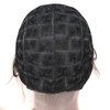Embroidery Full Double Lace Braided Wig Cap 1Pc, DIY Wig Cap for Crochet Hair Extensions, Crochet Wig Cap with Baby Hair, Wig Making Sew In Crochet Braided Wig Caps Square Base 120 Knots