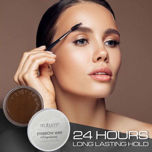 Maiwenn Make Up Eyebrow Wax, 4D Brow Freeze Styling Gel, Long Lasting Waterproof, for Natural, Fluffy and Feathery Brows