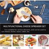 Charcuterie Accessories(25 Psc), Cheese Spreaders For Charcuterie Board, Mini Serving Spoons, Blank Toothpick Flags, Bowl For Christmas Pastry Making, forks And Mini Serving Tongs