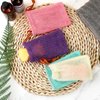 4 Pack Soap Savers for Bar Soap Exfoliating Net Mesh for Shower Holder Mesh Foaming bag for Bath and Shower(4 Colors, 5.5 x 3.5 In)