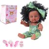 TUSALMO 10 INCH Black Baby Doll Toy with Accessories - African American Baby Dolls in Gift Box - Ideal Holiday, Christmas, Birthday Gift for 3 Year Old Girls - Soft Body Black Dolls for Toddlers