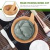 Beaupretty Skin Care Kit Mask Bowl Set Cute Small Skin Care Mask Bowl Bamboo Mask Mixing Bowl Makeup Cosmetic Tool for Ladies Women DIY Skin Care Cosmetics Clay Tools