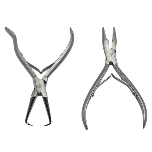 5PC MIRACLE Microlink Hair Extension Pliers Set – Beading Tools Kit for Hair Extensions with Beads Closer & Remover Tool