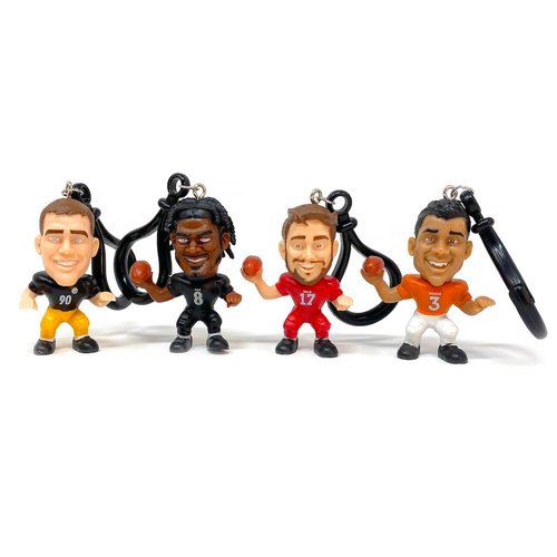 Teenymates Party Animal Big Shot Ballers 2022-23 NFL Series 3 Figures Blind Bags Gift Set Party Bundle - 4 Pack