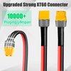 Magiktech XT60 Extension Cable 12FT with Male and Female Connectors XT60 Adapters Cable for Power Station and Rechargeable Batteries (12AWG 12FT)