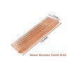 SVATV Handcrafted wood Comb for Detangling Hair Comb For Thick, Curly And Wavy Hair, Non-Static and Eco-friendly Made in India N-82