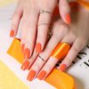 VENALISA Gel Nail Polish, 12ml Classic Orange Color Soak Off UV LED Nail Gel Polish Nail Art Starter Manicure Salon DIY at Home, 0.43 OZ