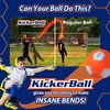 Kickerball Swerve and Curve Size 4 Soccer Ball, Soccer Training Ball with Special Panels to Play Like A Pro, Outdoor and Indoor Soccer Ball, Fun Soccer Ball for Kids and Adults