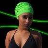 Neon Green Designer Head Wrap by JFrassini | 100% Cotton Scarves Bandana