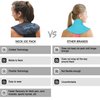 Coldest Neck Shoulder Ice Pack for Injuries Reusable Gel Cold Pack Wrap for Upper Back Pain Relief Cold Compress Therapy for Swelling, Bruises, Surgery