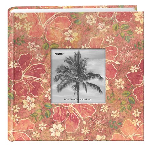 Pioneer Photo Albums DA-200TRP Troopical Photo Album, Tropical Hibiscus 4 x 6 Inch