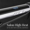 Remington Pearl Pro Ceramic Flat Iron Hair Straightener, 1-inch Floating Plates, Fast 30 Second Heat up, Black & White