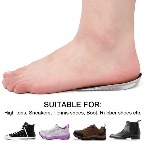SQHT's Height Increase Insoles, Shoes Lifts, Heel Lift Inserts for Leg Length Discrepancies (Small - 0.6" Height)