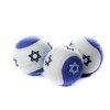 Copa Judaica 2.5-Inch Diameter Tennis Balls with a Blue Star in The Middle for Dogs and Cats, Blue and White