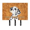 Caroline's Treasures SS4892TH68 Dalmatian Wipe your Paws Leash or Key Holder, Wall Hooks, Key Hooks Holder, Coat Rack Wall Mount, Coat Hooks, Hooks for Hanging Keys, Towels, Aprons, Leashes,