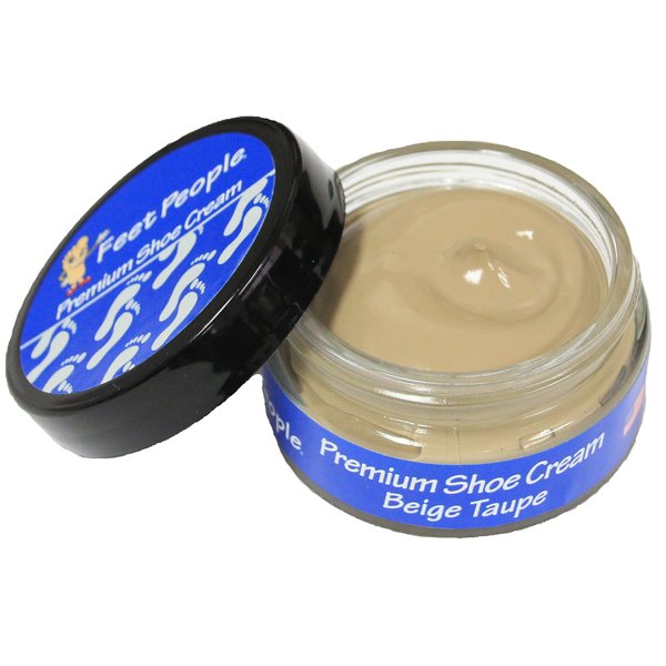 FeetPeople Premium Shoe Cream 1.5 oz, Beige Taupe