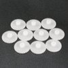 uxcell 10pcs Plastic Gears 36 Teeth Model 36102B Reduction Gear Plastic Worm Gears for RC Car Robot Motor
