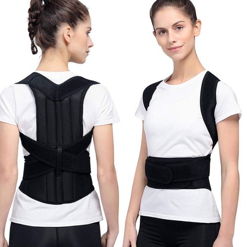 Posture Corrector Back Brace, Posture Humpback Corrector for Women Men, Posture Corrector Back Straightener Adjustable Upper Shoulder Waist Lumbar Support Belt Relieve Neck Back Spine Pain (L)