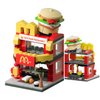 LITTCO Building Blocks City Burger House, Birthday Gifts for Adults and Kids,Toys McDonalds Set 167PCS