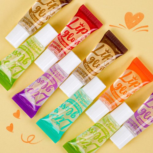 AZEN 24 Pack Lip Gloss Set, Clear Lip Gloss Bulk, Lip Oil for Dry Cracked Lips Moisturizing Hydrating Nourishing with Vitamin E