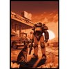 MTG Card Sleeves 100CT (Fallout Sunset), Matte Art Card Sleeves, Matte Back & Gloss Front, 66x92mm