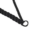 34 Inch Black Long Braided Ponytail Extension with Hair Tie Straight Wrap Around Hair Extensions DIY Pre Stretched Natural Soft Synthetic Hair Piece for Women (MW-1#)