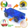 Magnetic Tiles Cars Construction Set: Magnet Bricks Truck Kit Toy for Kids Ages 3-5 4-8 5-7, Magnetic Building Stacking Blocks Cars Montessori Educational STEM Toys Gifts for 3+ Year Old Boys & Girls