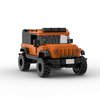 Pakmotii Orange SUV Sports Car Toy Building Set,Off-Road car Building Bricks MOC Building Blocks,DIY Vehicles for Kids and Adults(405PCS)